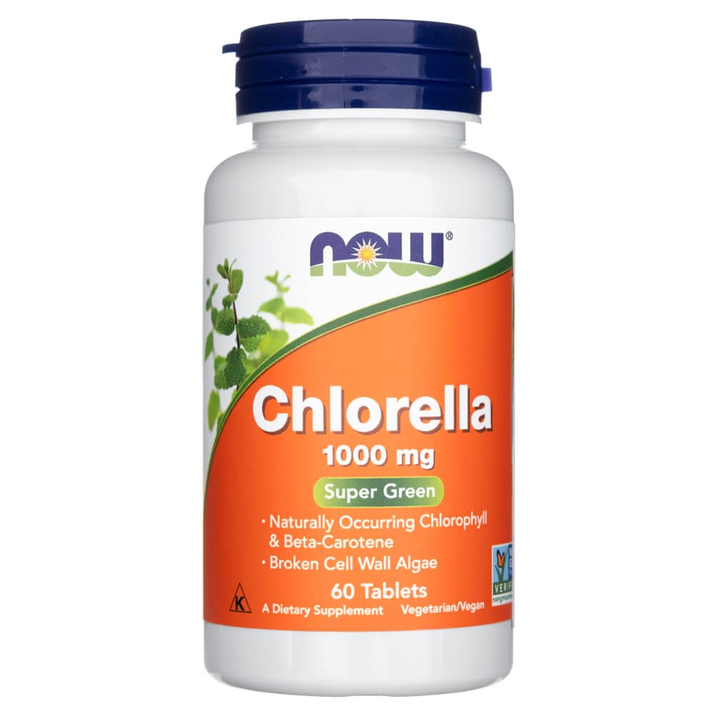Now Foods Chlorella 1000 mg - 60 Tablets