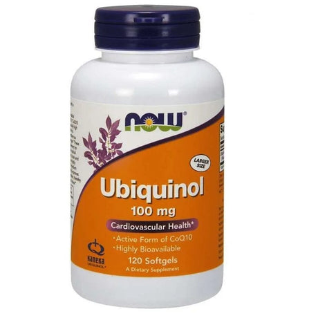 Now Foods Coenzyme Q10 Ubiquinol 100 mg - 120 Capsules