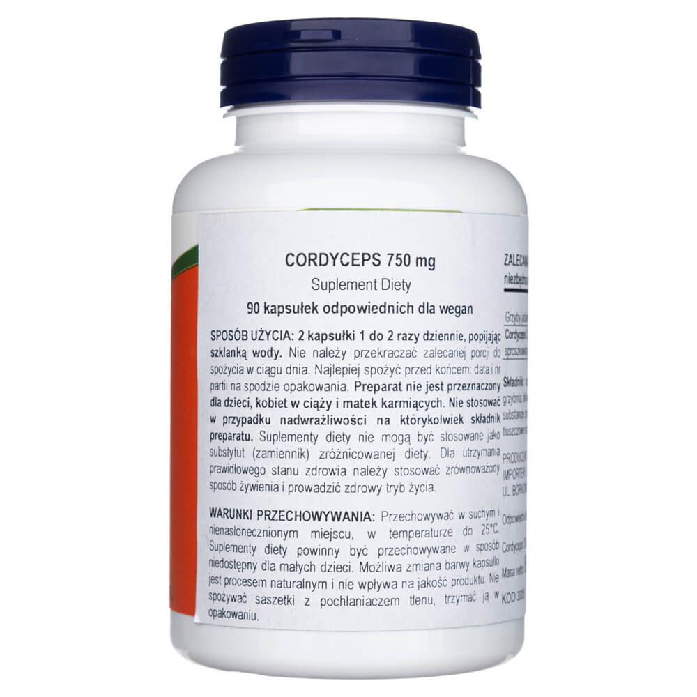 Now Foods Cordyceps 750 mg - 90 Veg Capsules