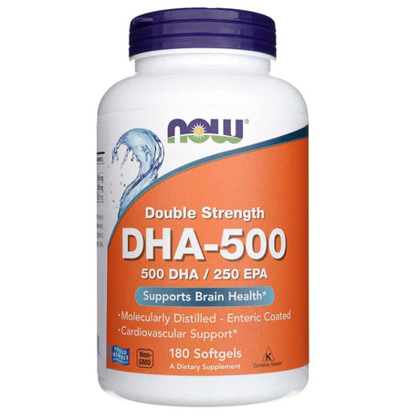 Now Foods DHA-500 Double Strength - 180 Softgels