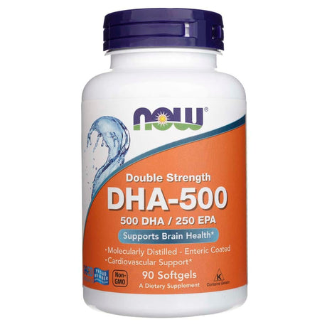 Now Foods DHA-500 Double Strength - 90 Softgels