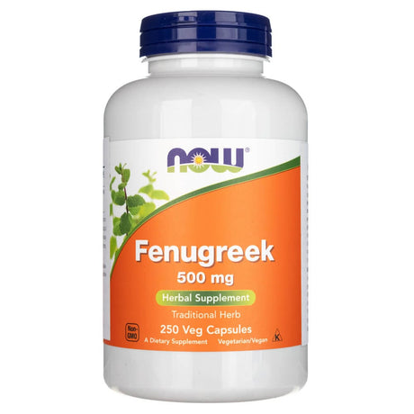 Now Foods Fenugreek 500 mg - 100 Veg Capsules