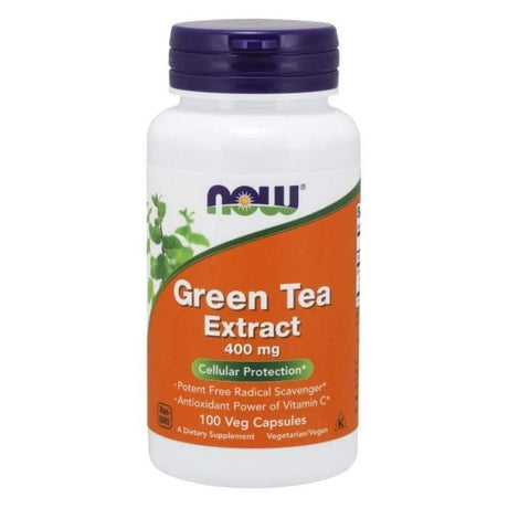 Now Foods Green Tea Extract 400 mg - 100 Veg Capsules