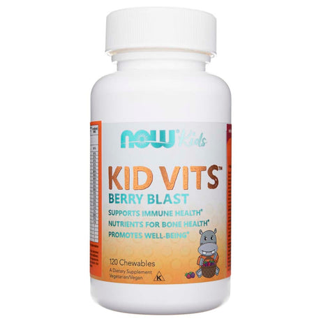 Now Foods Kid Vits Multi-Vitamin Berry Blast - 120 Tablets