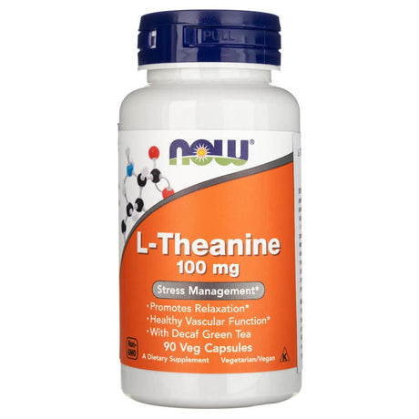 Now Foods L-Theanine 100 mg - 120 Veg Capsules