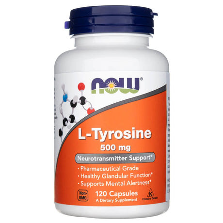Now Foods L-Tyrosine 500 mg - 120 Capsules