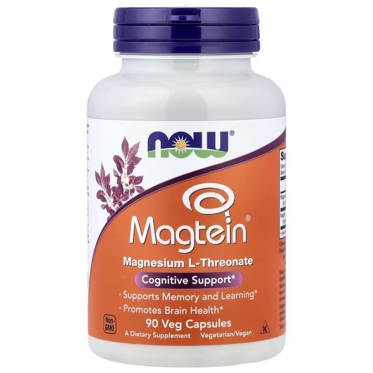 NOW Foods Magtein Magnesium L-Threonate - 90 Vegan Capsules Medpak NOW Foods Magtein Magnesium L-Threonate - 90 Vegan Capsules Medpak