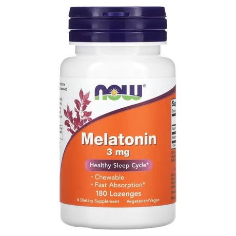 Now Foods Melatonin 3 mg - 180 Lozenges