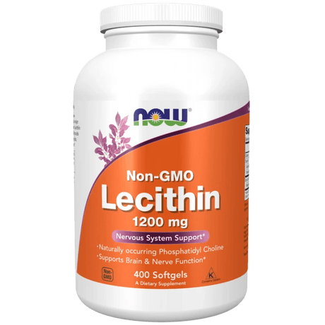 Now Foods Non-GMO Lecithin 1200 mg - 400 Softgels