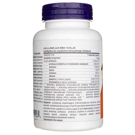 Now Foods Plant Enzymes - 120 Veg Capsules