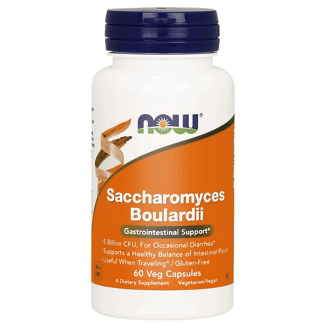 Now Foods Saccharomyces Boulardii - 60 Veg Capsules
