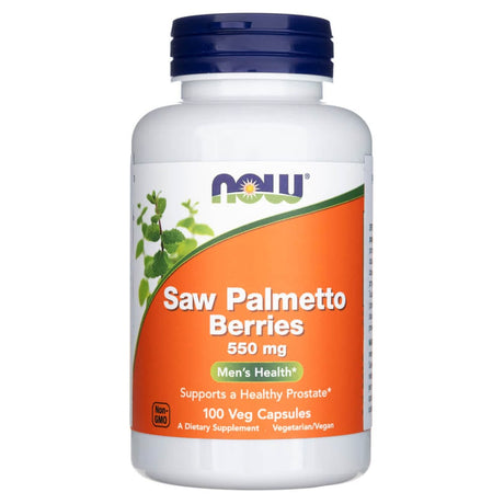 Now Foods Saw Palmetto Berries 550 mg - 100 Veg Capsules