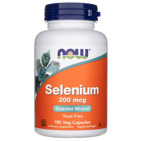 Now Foods Selenium 200 mcg - 180 Veg Capsules