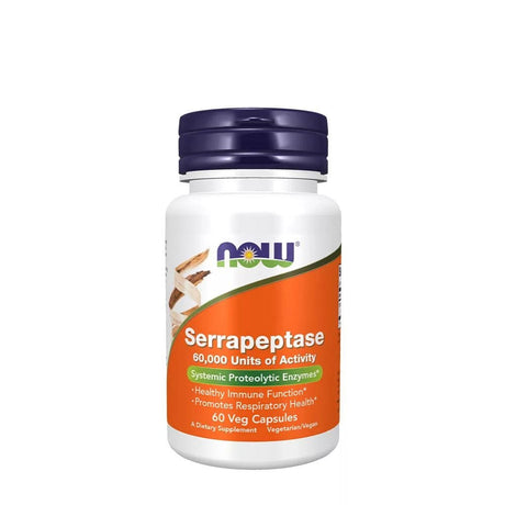 Now Foods Serrapeptase 60,000 SPU - 60 Veg Capsules