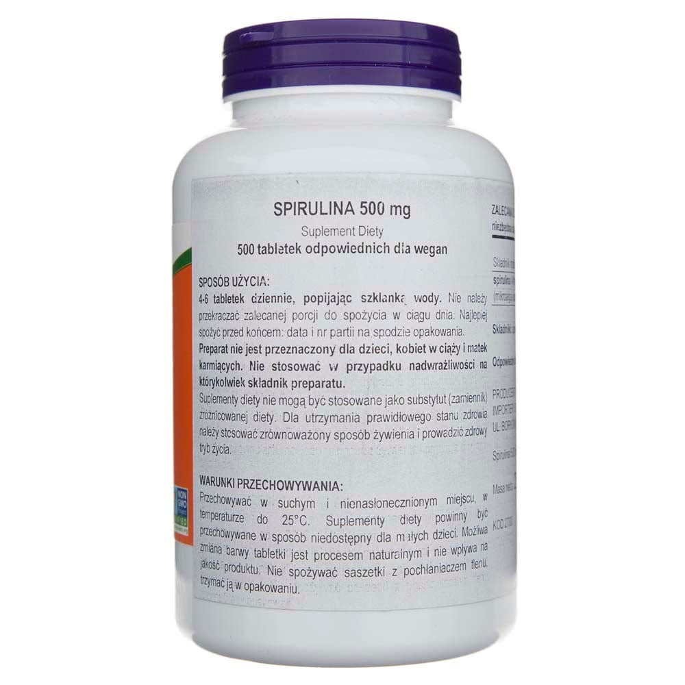 Now Foods Spirulina 500 mg - 500 Tablets