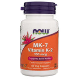 Now Foods Vitamin K2 MK-7 100 mcg - 60 Veg Capsules