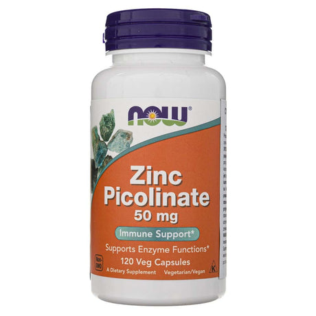 Now Foods Zinc Picolinate 50 mg - 120 Veg Capsules