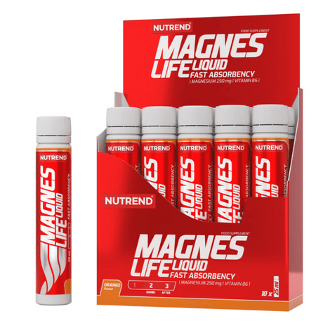 Nutrend Magneslife Liquid, Orange - 10 x 25 ml