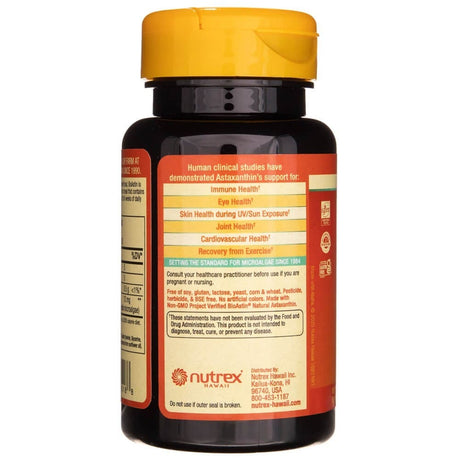 Nutrex Hawaii BioAstin® Astaxanthin 12 mg – 50 Softgels