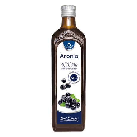 Oleofarm Chokeberry Juice 100% - 490 ml