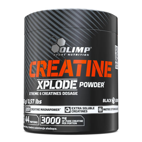 Olimp Creatine Xplode Powder, Orange Flavour - 260 g