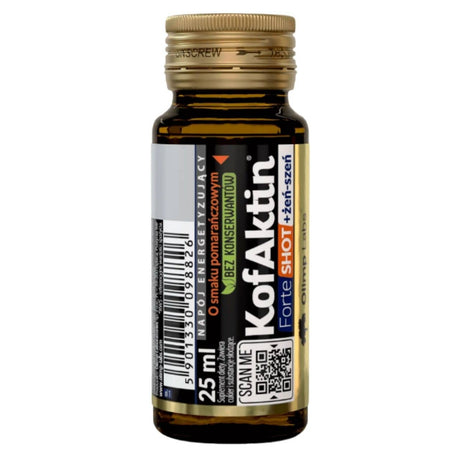 Olimp Kofaktin® Forte Shot + Ginseng, Orange - 25 ml