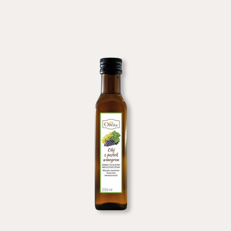 Olvita Cold-Pressed Grape Seed Oil Unpurified - 250 ml