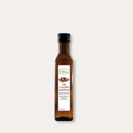 Olvita Cold-Pressed Macadamia Oil Unpurified - 250 ml