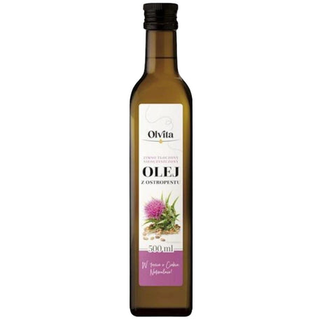 Olvita Cold-Pressed Milk Thistle Oil Unpurified - 500 ml