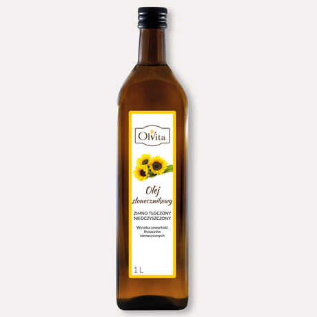 Olvita Cold-Pressed Sunflower Oil Unpurified - 1000 ml