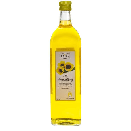 Olvita Cold-Pressed Sunflower Oil Unpurified - 1000 ml