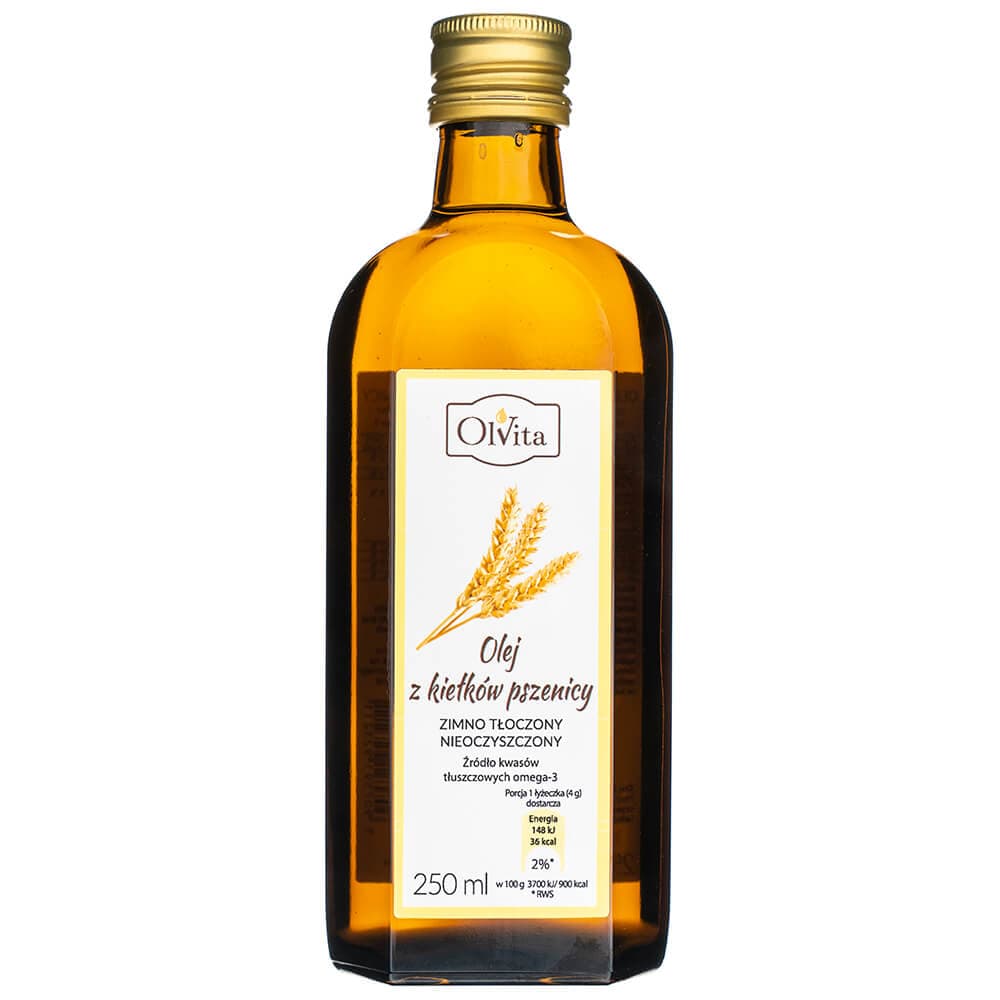 Olvita Cold-Pressed Wheat Germ Oil Unpurified - 250 ml