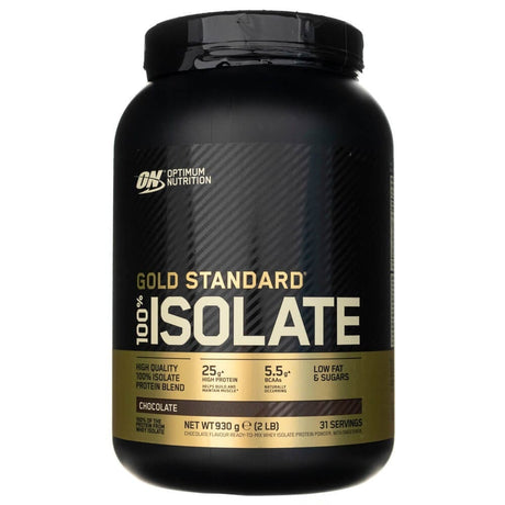 Optimum Nutrition Gold Standard 100% Isolate, Chocolate - 930 g