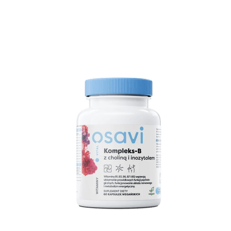 Osavi Complex-B with Choline and Inositol - 60 Veg Capsules