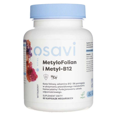 Osavi MethylFolate and Methyl-B12 - 60 Veg Capsules