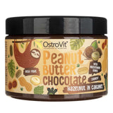 Ostrovit Chocolate Peanut Butter + Hazelnuts in Caramel crunchy - 500 g