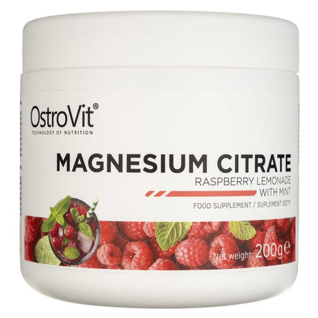 Ostrovit Magnesium Citrate, Raspberry Lemonade with Mint - 200 g