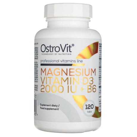 Ostrovit Magnesium + Vitamin D3 2000 IU + B6 - 120 Tablets