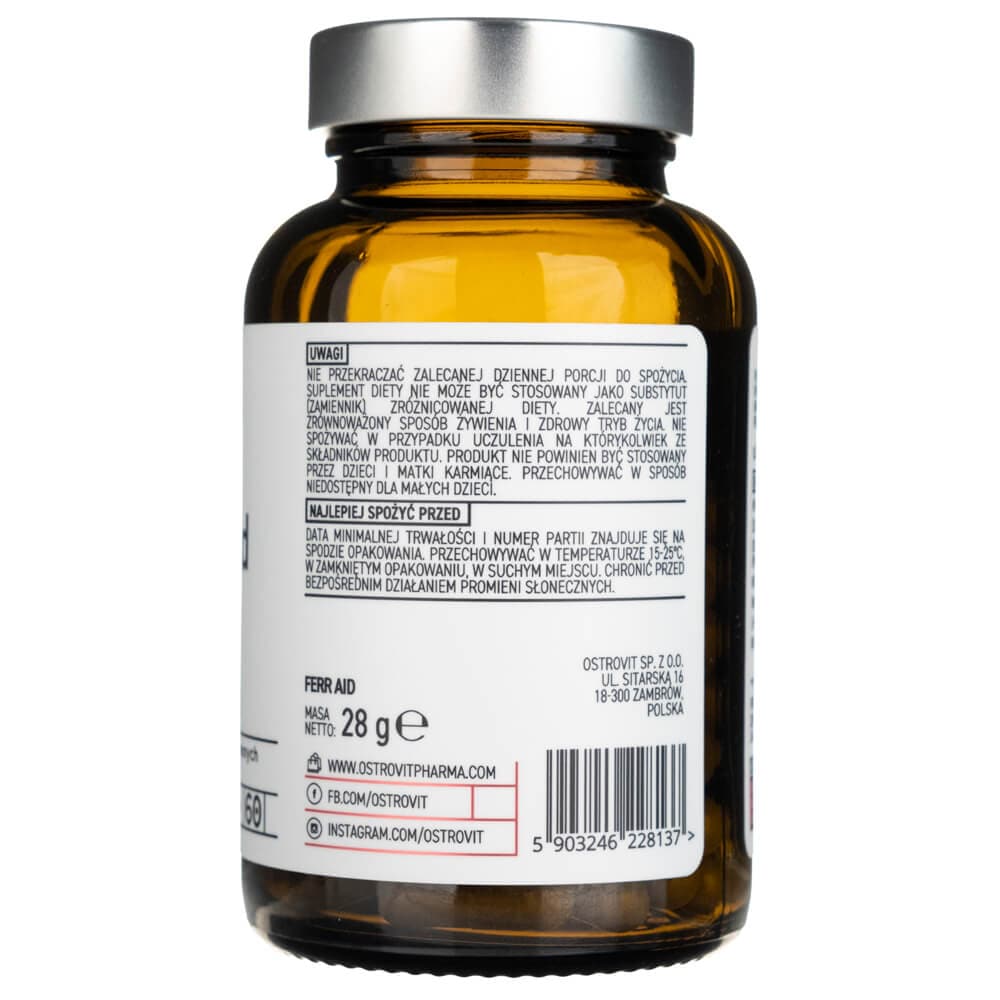 Ostrovit Pharma Ferr Aid - 60 Capsules
