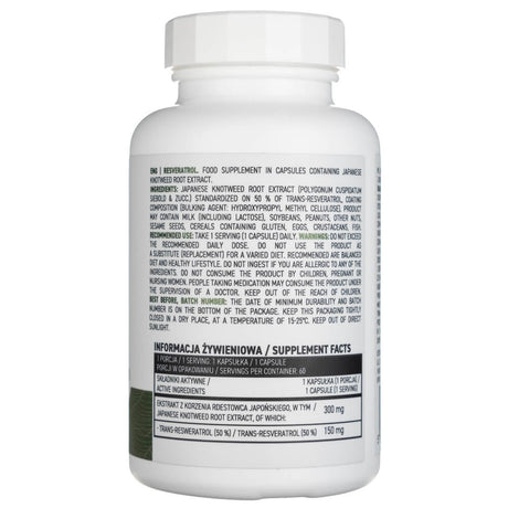 Ostrovit Resveratrol VEGE - 60 Capsules