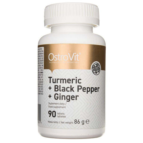 Ostrovit Turmeric + Black Pepper + Ginger - 90 Tablets