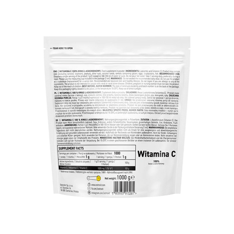 Ostrovit Vitamin C Powder - 1000 g