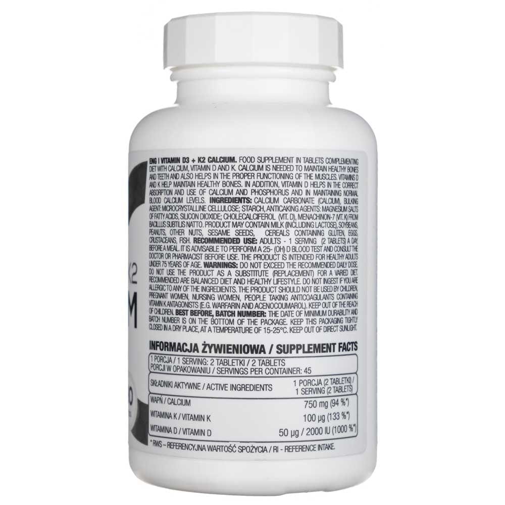 Ostrovit Vitamin D3 + K2 + Calcium - 90 Tablets