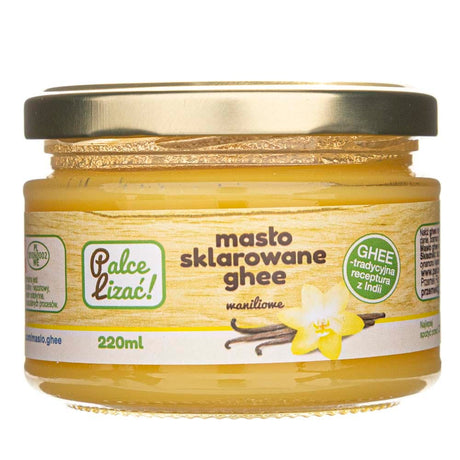 Palce Lizać Clarified Ghee Butter, Vanilla - 220 ml