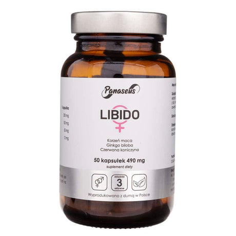 Panaseus Libido Female 490 mg - 50 Capsules