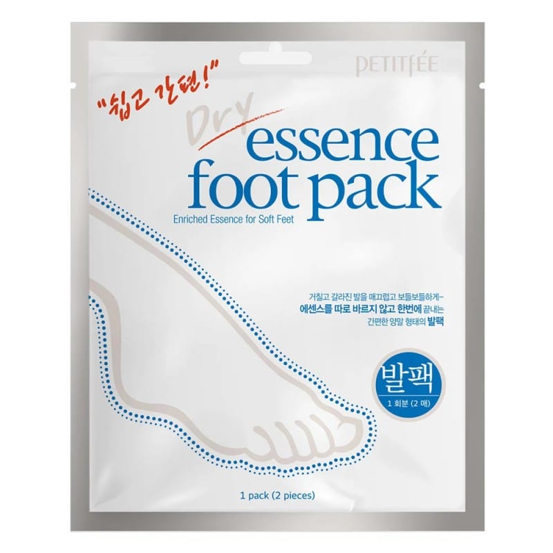 Petitfee Dry Essence Foot Pack - 2 pieces