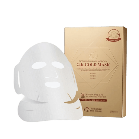 Petitfee Gold & Snail Hydrogel Mask Pack - 5 Pieces