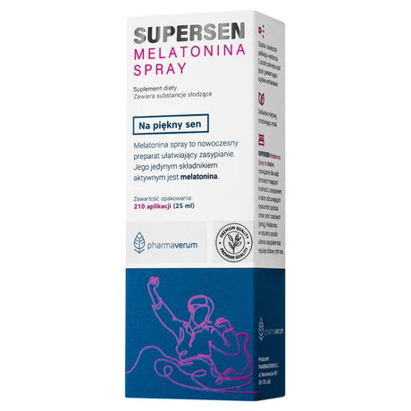 Pharmaverum SuperSen Melatonin Spray, Mint - 25 ml