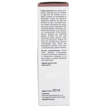 PharmoVit ADEK-Vit Oil Active, Vitamins in Drops - 30 ml