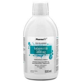 PharmoVit Fish Collagen 5000 mg, Lemon - 500 ml